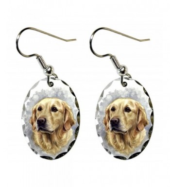 Canine Designs Retriever Scalloped Earrings