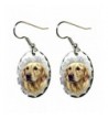 Canine Designs Retriever Scalloped Earrings