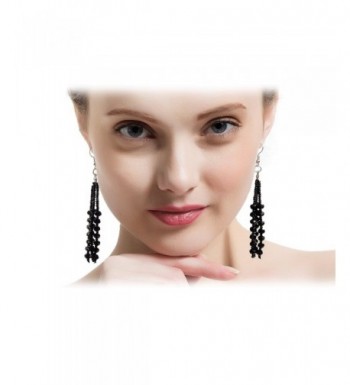 Collection Vintage Charcoal Multitier Earrings