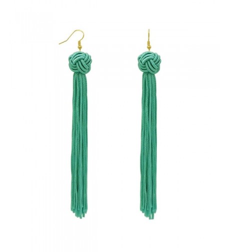 Rosemarie Collections Shoulder Earrings Turquoise