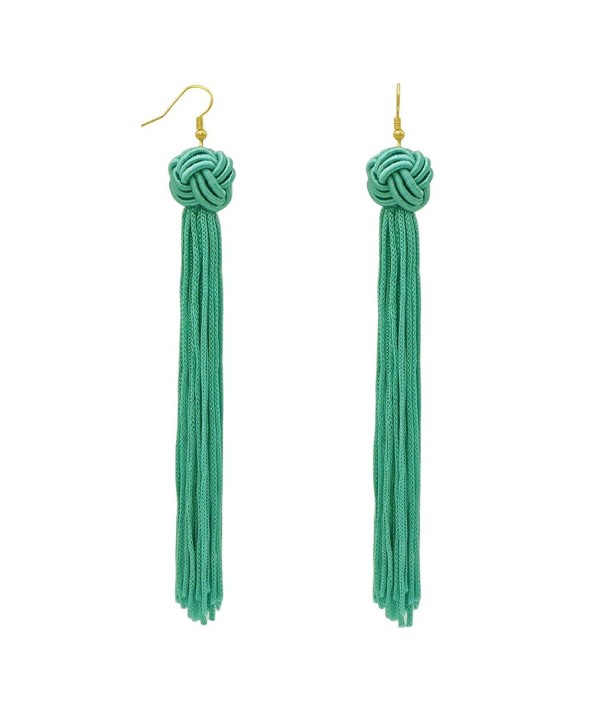 Rosemarie Collections Shoulder Earrings Turquoise