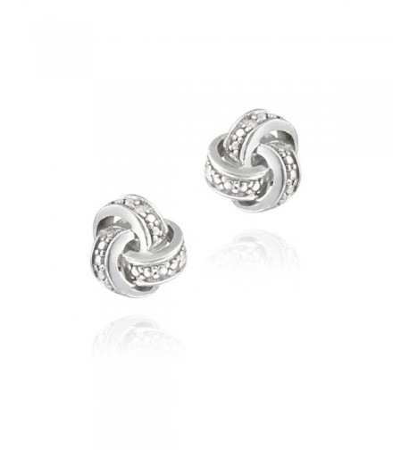 Sterling Silver Simulated Diamond Earrings