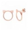 ELBLUVF Plated Stainless Steel Earrings