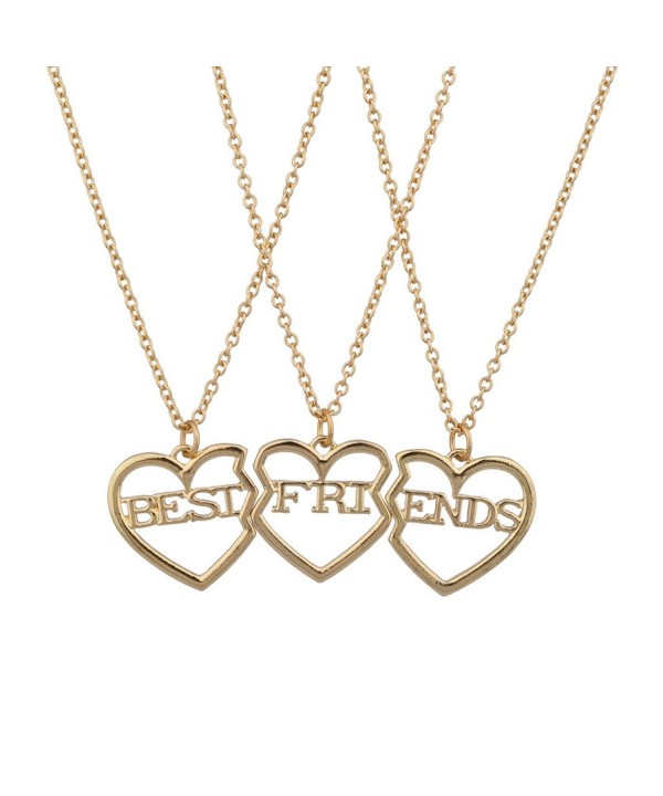 Lux Accessories Friends Broken Necklace