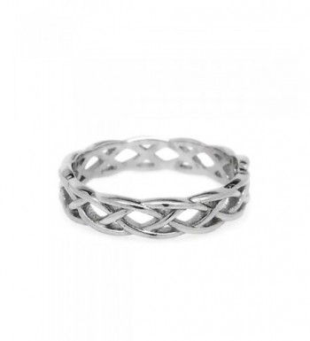 Womens Simple Stainless Silver Endless