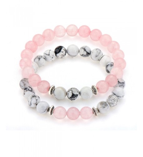 POSHFEEL Distance Couples Bracelets Howlite