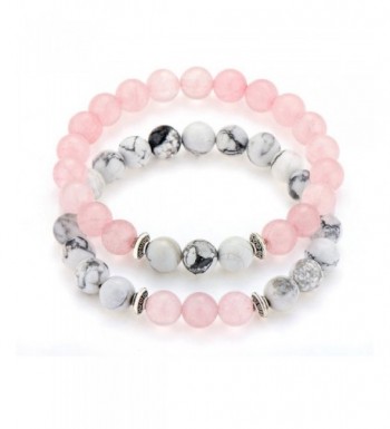 POSHFEEL Distance Couples Bracelets Howlite