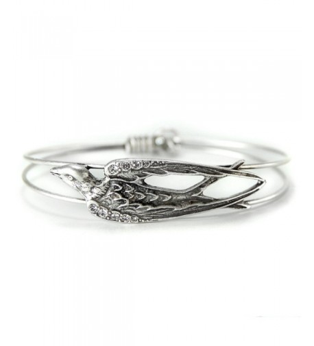 Bracelet Silver Bangle Swallow Jewelry