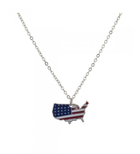 Lux Accessories American Americana Necklace