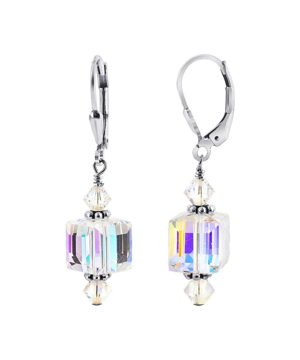 Gem Avenue Sterling Leverback Earrings