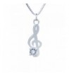 Sterling Silver Pendant Charm Treble