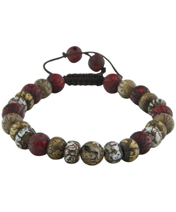 Buddha Groove Adjustable Beaded Bracelet