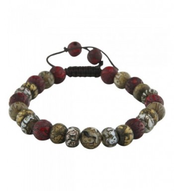 Buddha Groove Adjustable Beaded Bracelet