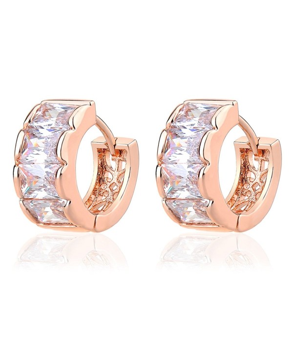 IPINK Crystal Zirconia Plated Earrings