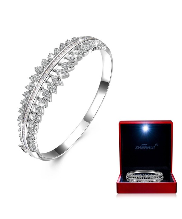 Plated Zirconia Bracelet Birthday Christmas