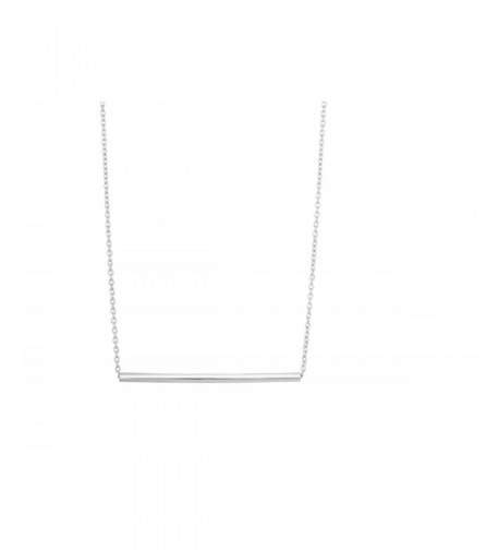 Cylinder Bar Pendant Necklace Chain