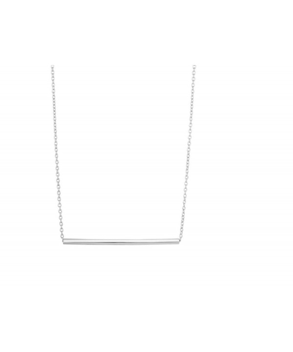 Cylinder Bar Pendant Necklace Chain