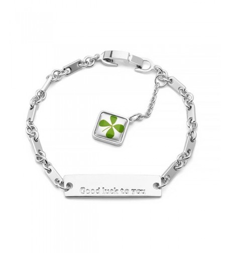 Stainless Steel Irish Clover Bracelet