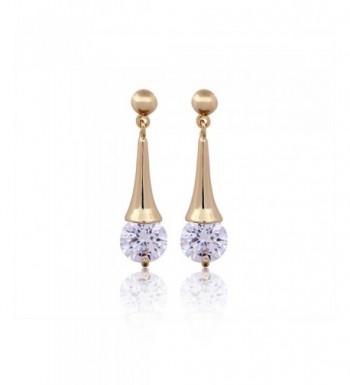 Zirconia Dangle Earrings Wedding Erz0564