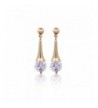 Zirconia Dangle Earrings Wedding Erz0564
