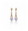 Zirconia Dangle Earrings Wedding Erz0564
