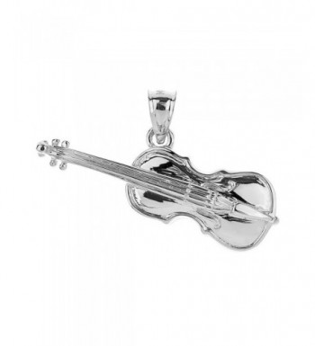 Sterling Silver Music Charm Pendant