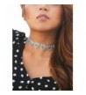 Womens Stylish Cutout Silver Choker