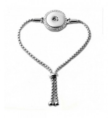 Interchangeable 18 20mm Jewelry Adjustable Bracelet