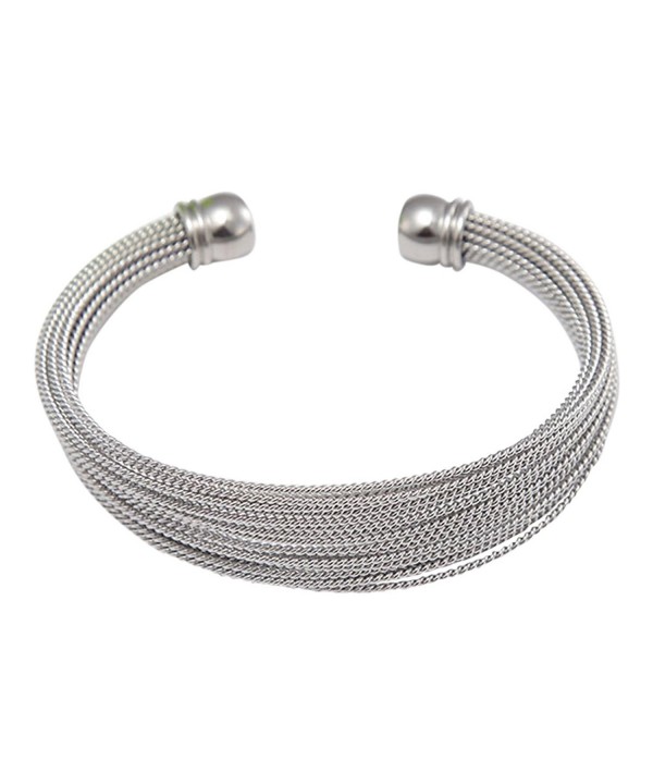 Stainless Steel Multi bands Bracelet stainless steel