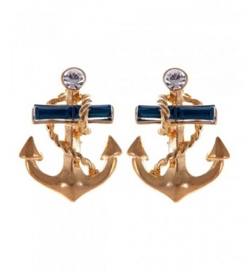 Alilang Crystal Rhinestone Nautical Earrings