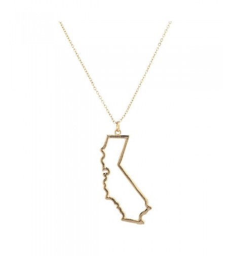 Lux Accessories Goldtone California Necklace