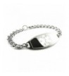 MyIDDr Pre Engraved Customized Alzheimers Bracelet