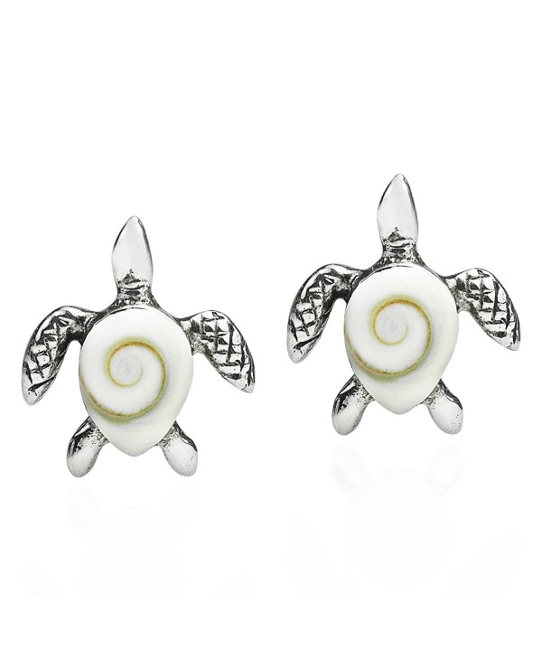 Mother Turtle Sterling Silver Earrings