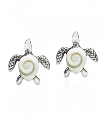 Mother Turtle Sterling Silver Earrings