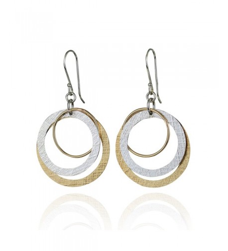 Dangle Earrings Sterling Circles Earring