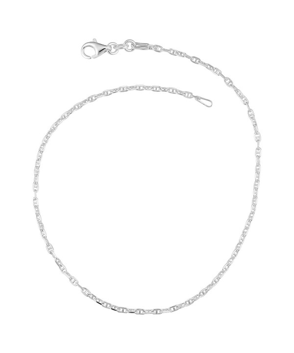 Sterling Silver Mariner Anklet 1 85mm