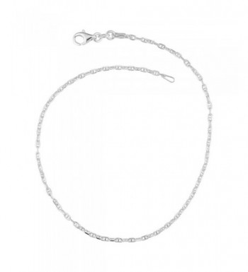 Sterling Silver Mariner Anklet 1 85mm