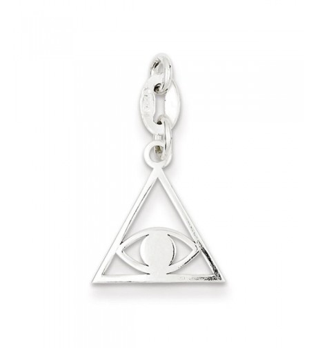 Sterling Silver Polished Evil Charm