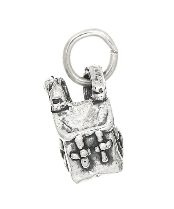 Sterling Silver Three Dimensional Backpack