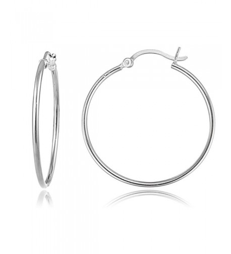 Sterling Silver 1 5mm Polished Earrings