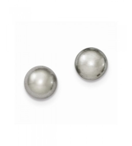 Sterling Silver 9 10mm Cultured Earrings