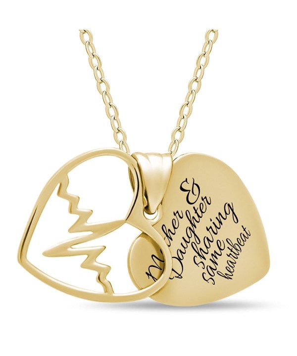 Mother Sterling Silver Daughter Necklace Mother Sterling Silver Daughter Necklace