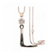 Fashion Platinum Crystal Clothing Necklace