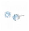 Blue Simulated Aquamarine Sterling cartilage