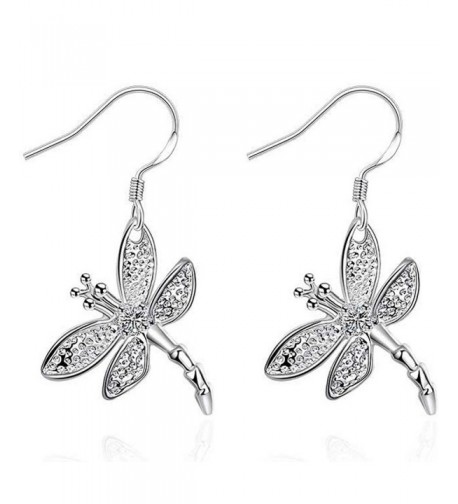 SDLM Sterling Jewelry Dragonfly Earrings