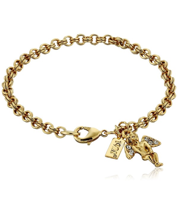 Symbols Faith Inspirations Gold Dipped Bracelet