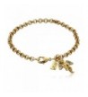 Symbols Faith Inspirations Gold Dipped Bracelet