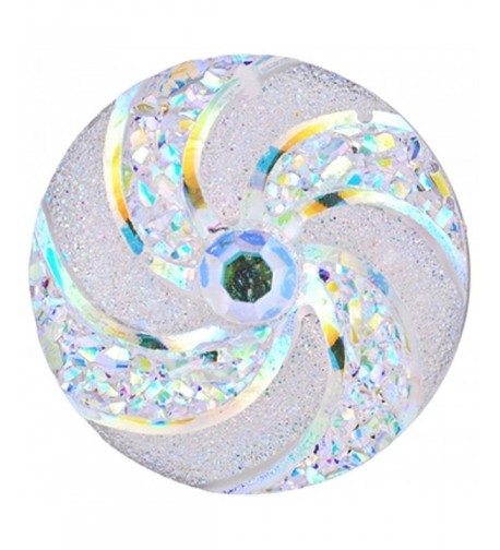 Iridescent Resin Ginger Snap Button