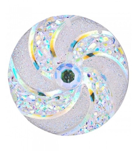 Iridescent Resin Ginger Snap Button