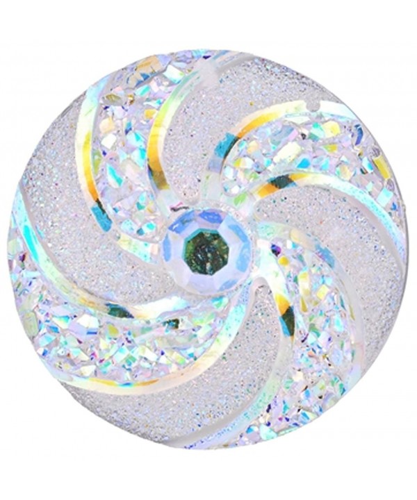 Iridescent Resin Ginger Snap Button